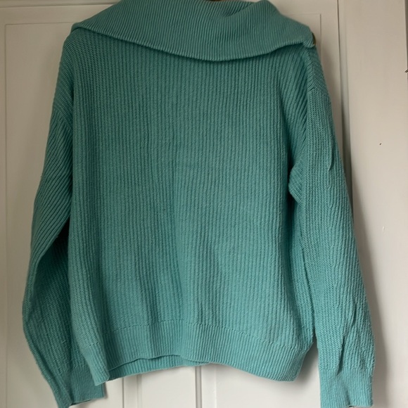 Talbots Quarter Zip Pullover Sweater, Size L - Picture 5 of 8